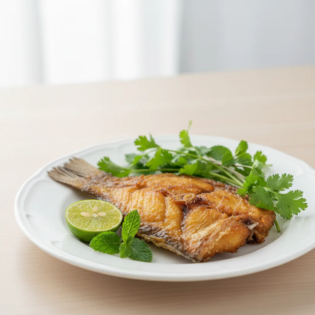 Miếng cá dứa một nắng nướng than hoa vàng giòn, thơm lừa trên vỉ nướng